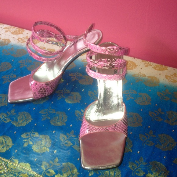 New Italian Snake Skin Roberto Cavalli Shoes!