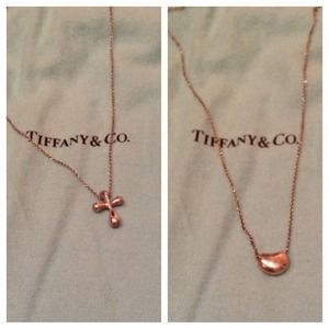Tiffany & Co. Cross and Bean Necklaces