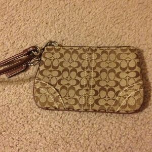 Coach wristlet