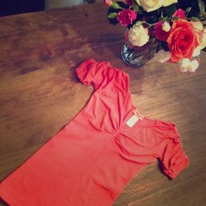 Orangey/Pink Guess Top, Perfect For Spring!!!