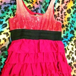 Hot Pink Dress from Charlotte Russe