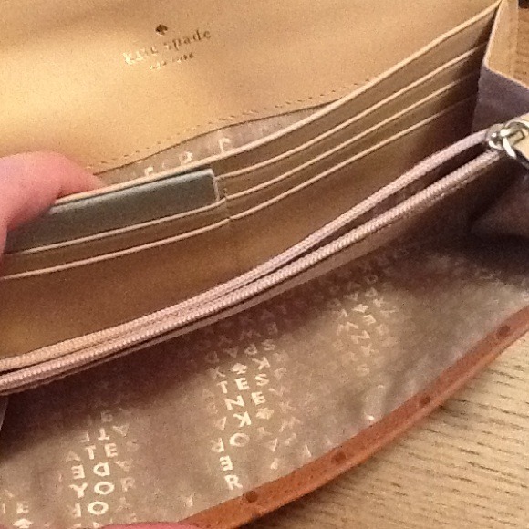 BUNDLED! Kate Spade Cyndy Wallet Cognac NEW - Picture 3 of 4