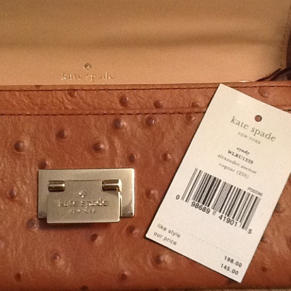 BUNDLED! Kate Spade Cyndy Wallet Cognac NEW - Picture 4 of 4