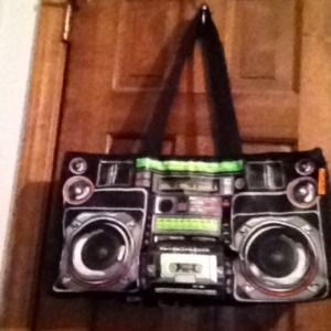 Boom Box with speakers Duffle Bag