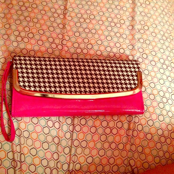 Hot pink wallet