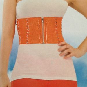 Orange waist belt