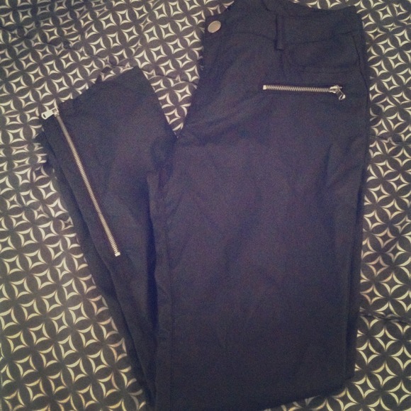 Black Leather Pants
