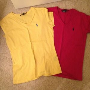 Polo short sleeve v neck shirts
