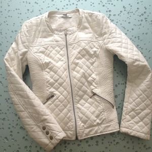 White Leather Jacket