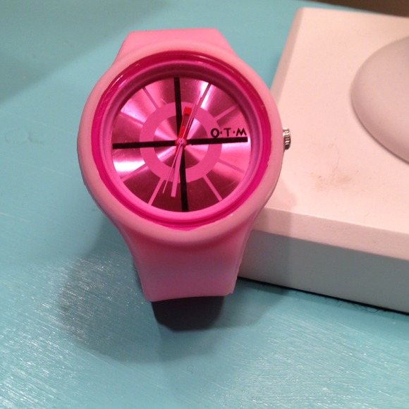Hot Pink Jelly Watch