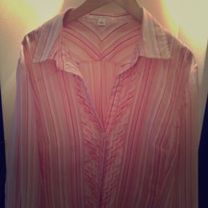 Pink stripe shirt
