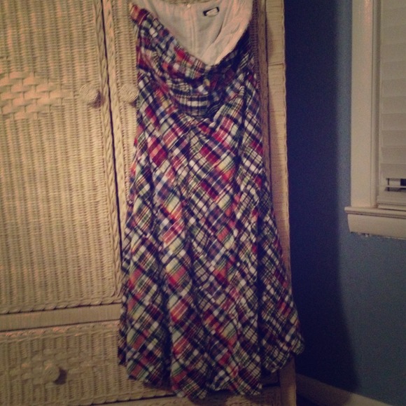 Jcrew strapless madris dress
