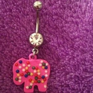 RESERVED: Animal cracker belly button ring