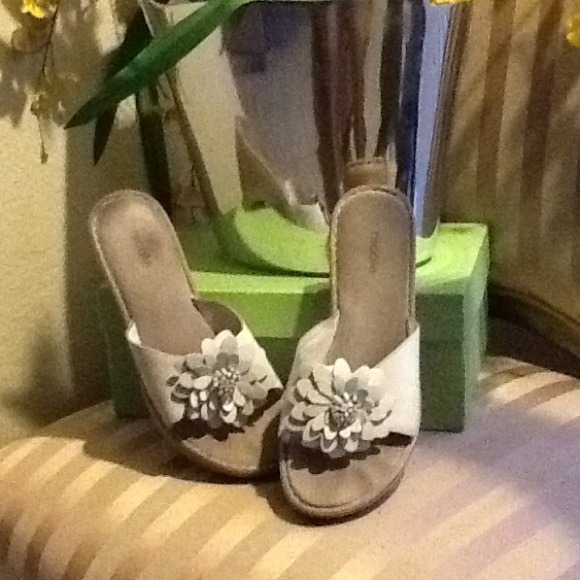 White summer shoe