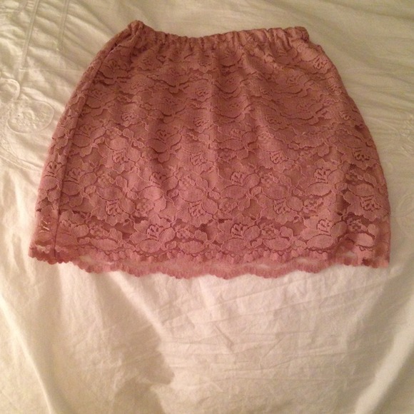 Pink lace shirt