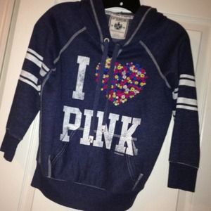 Victoria's Secret Pink Hooded Sweatshirt XS BUNDLE