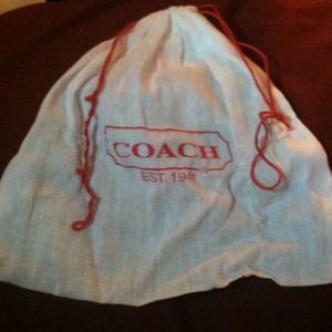 Coach dust bag