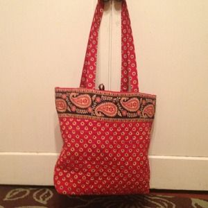 Sold. Authentic Vera Bradley tote purse bag Great