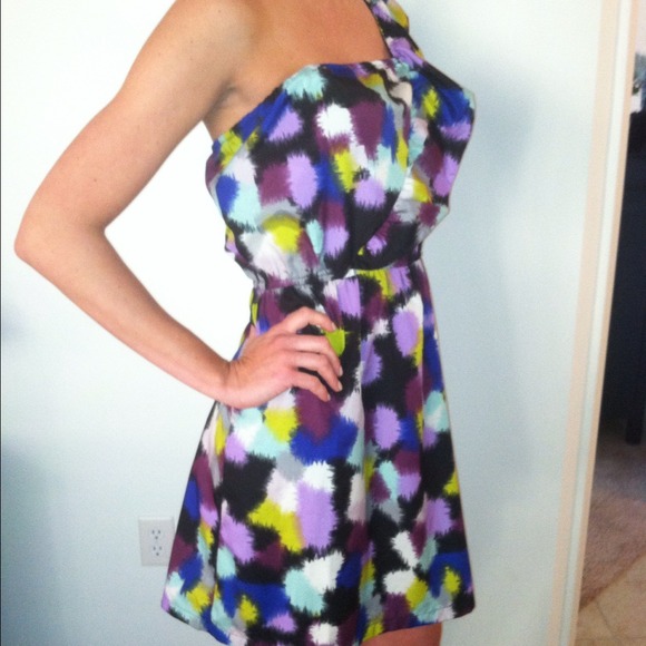 EUC Roxy Multicolored Dress - Picture 3 of 3