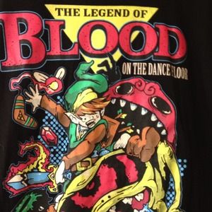 Blood on the dance floor Zelda band tee