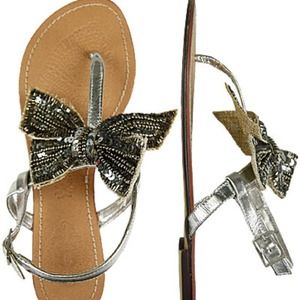 Naughty Monkey bow sandals