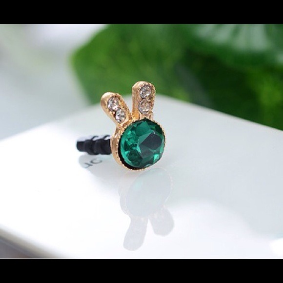 cute Dust Plug Crystal  Rabbit - Picture 2 of 3