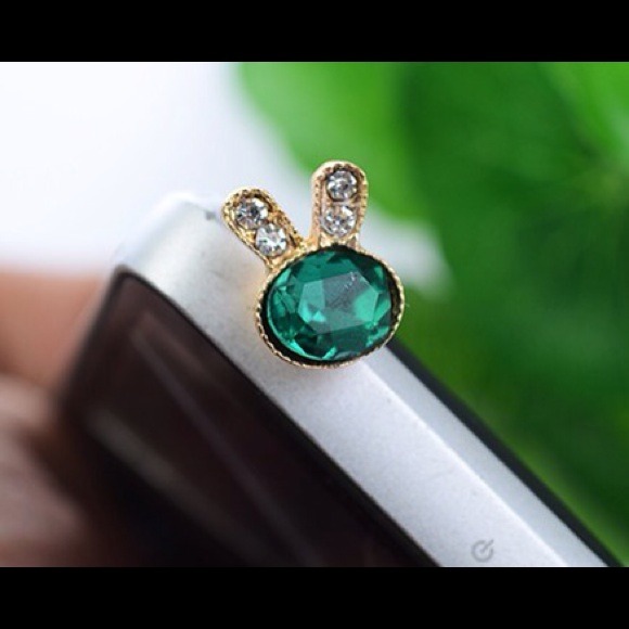 cute Dust Plug Crystal  Rabbit - Picture 3 of 3
