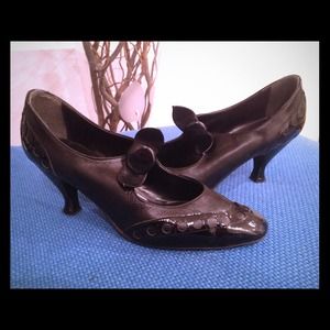 Vintage Black Mary Janes
