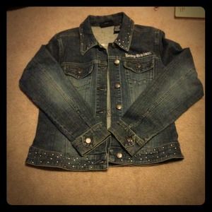 Harley Davidson embellished denim jacket!
