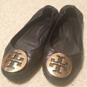 Authentic Tory Burch Reva Flats