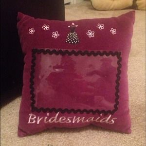 Bridesmaids picture pillow