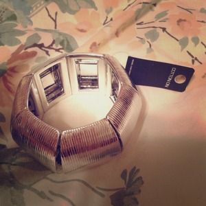 Cotton On Stretchy Hexagon Cuff Bracelet