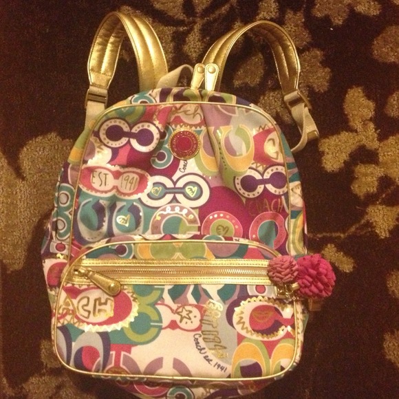 Coach Pop C Backpack 💜Rare and Authentic💜