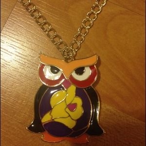 Owl Necklace.