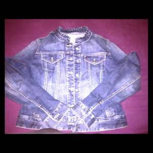 White House Black Market Jean Jacket with tags