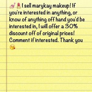 Mary Kay makeup  30% off