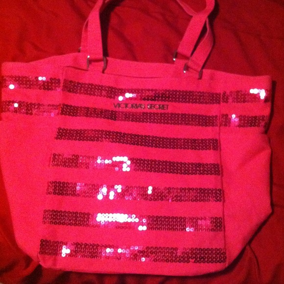 🚫SOLD🚫Pink VS sequin Tote