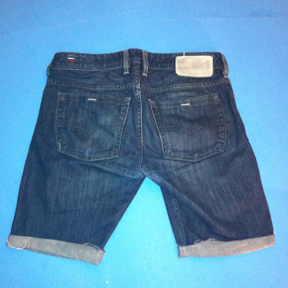 Recinstructed Diesel Jean Shorts
