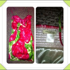 Arden b rose print dress