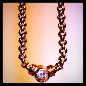 2 Silver Chain Necklaces