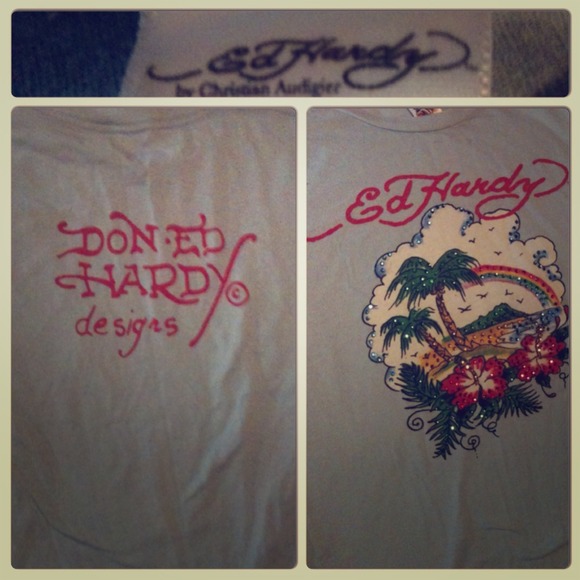 Ed Hardy t-shirt 🔹 Size L