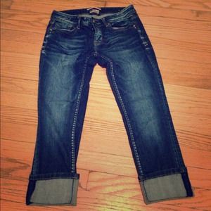 Express crop jean , orang top ,Rock Revival