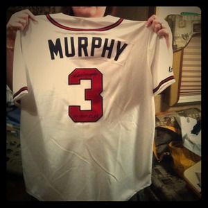 Signed Dale Murphy jersey.