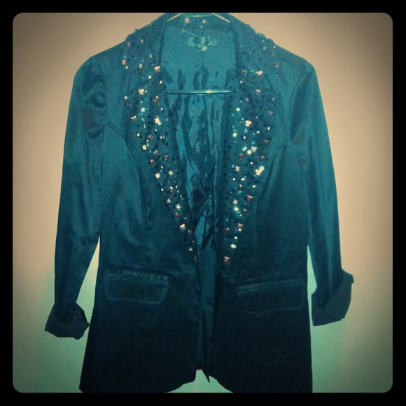 mandee Jackets & Blazers - Black sparkle blazer ⭐⭐⭐
