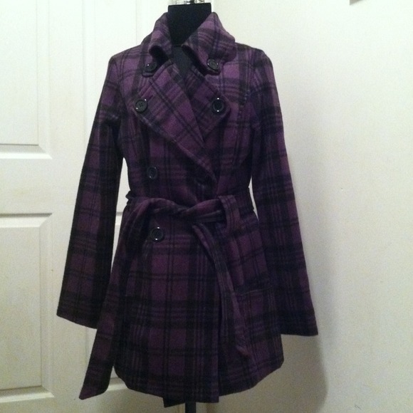 JOUJOU plaid wool cost NEW