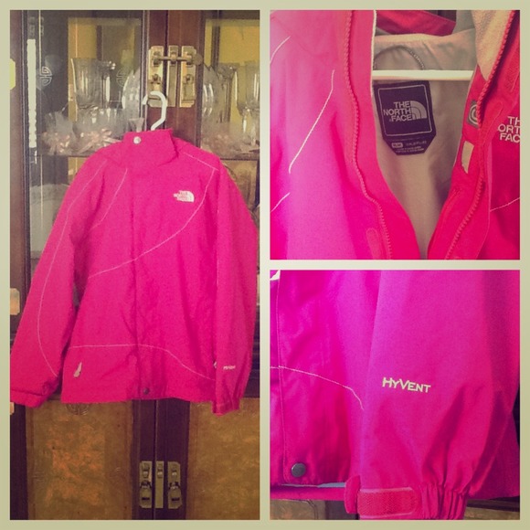 North Face Hyvent Fuchsia Jacket