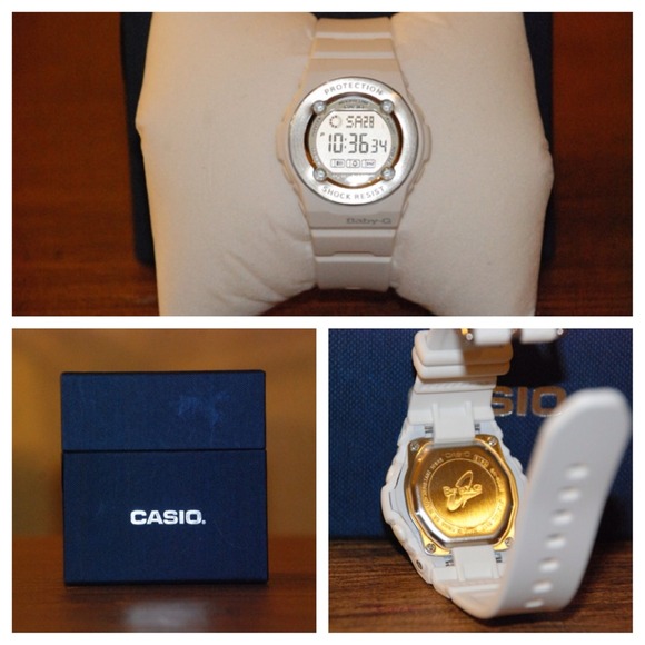 RESERVED for @ashley4miller White Baby G watch