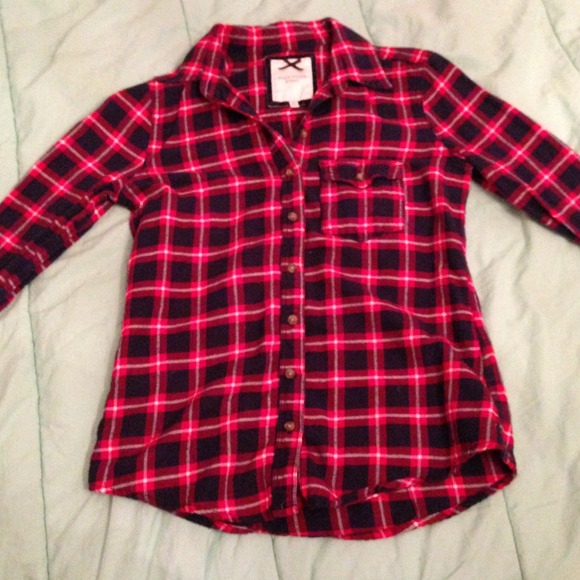 Plaid Gilly Hicks dress shirt