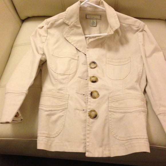 Beige cotton jacket