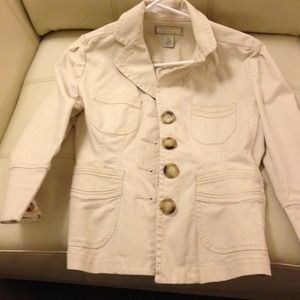 Beige cotton jacket